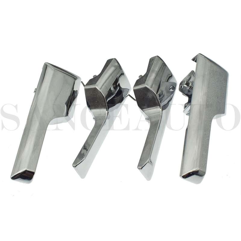 4PCS Chrome LH RH Inside Door Handle For 07-14 Ford Expedition Lincoln Navigator
