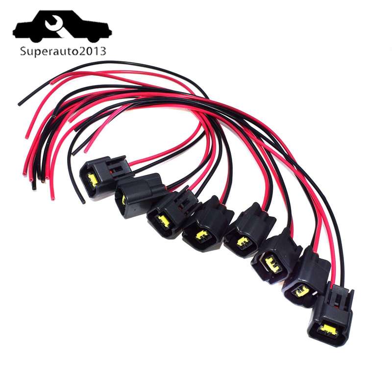 1P1258 New 8PCS Crankshaft Position Sensor Connector / Ignition Coil For Ford