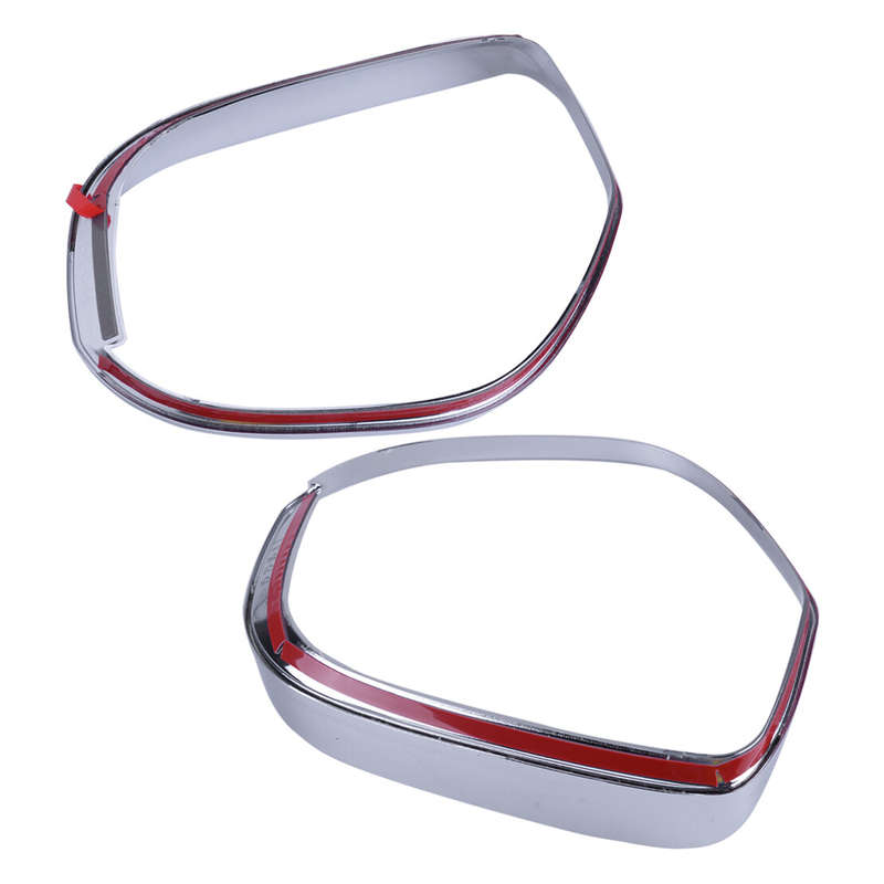 2x Rearview Mirror Rain Visor Cover Rainproof Fit For Mitsubishi Outlander 16-18