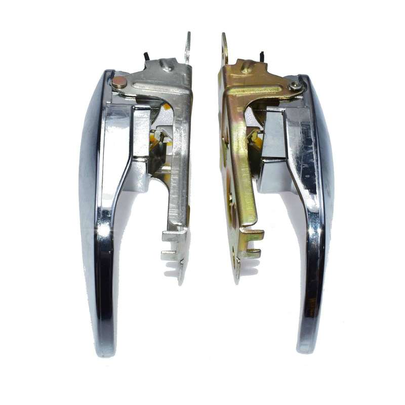 Rear Pair Inside Door Handles Chrome for Kia 03-09 Sorento 836103E011,836