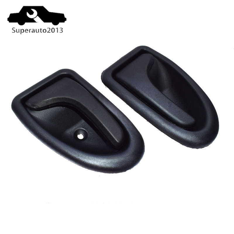 Pair Inside Door Handle Left & Right Side For Renault Clio Megane Scenic Trafic