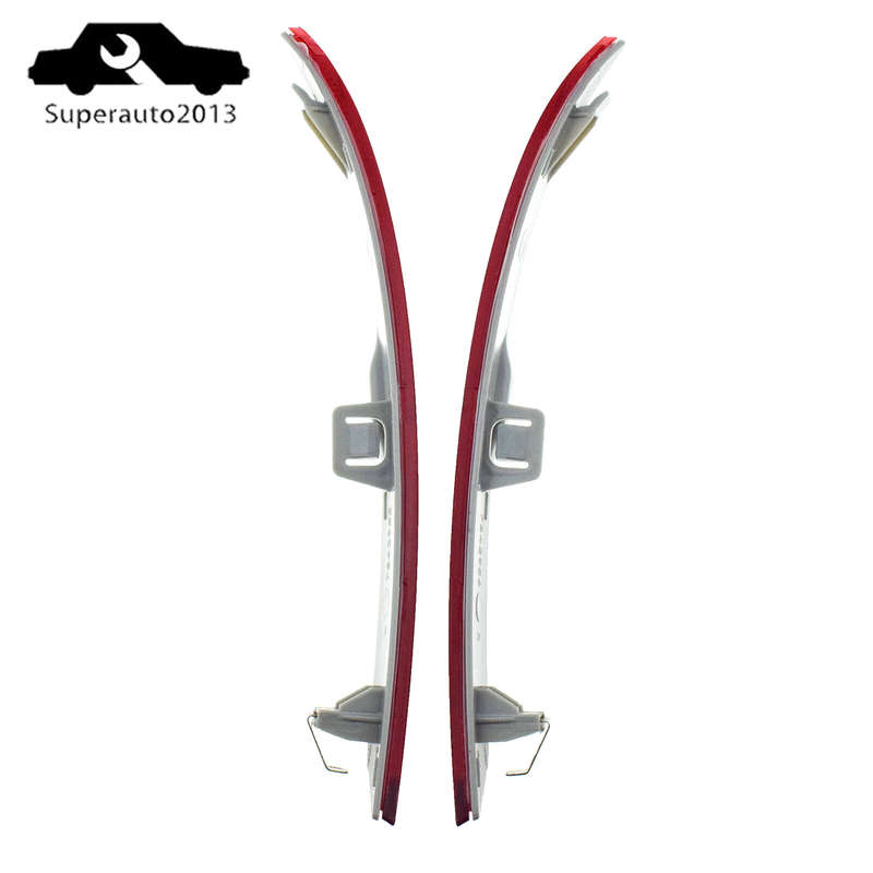 Pair Rear Bumper Red Reflector Right And Left For BMW 5 Series F10 M Sport