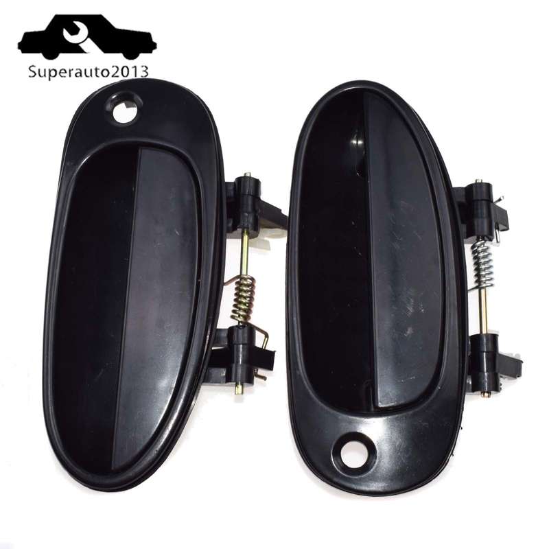 Pair Front Left & Right Side Outside Door Handles For Kia Sephia 1998-2001 New