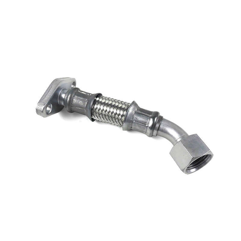 Turbocharger Oil Line Return Line with Clamps for Volkswagen Beetle Golf Jetta