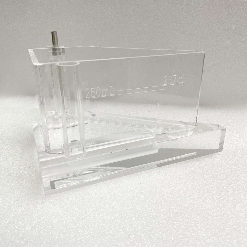 1PC New Plating Cell Hull 267ml Testing Equipment ( Air Agitated ) Hall Groove