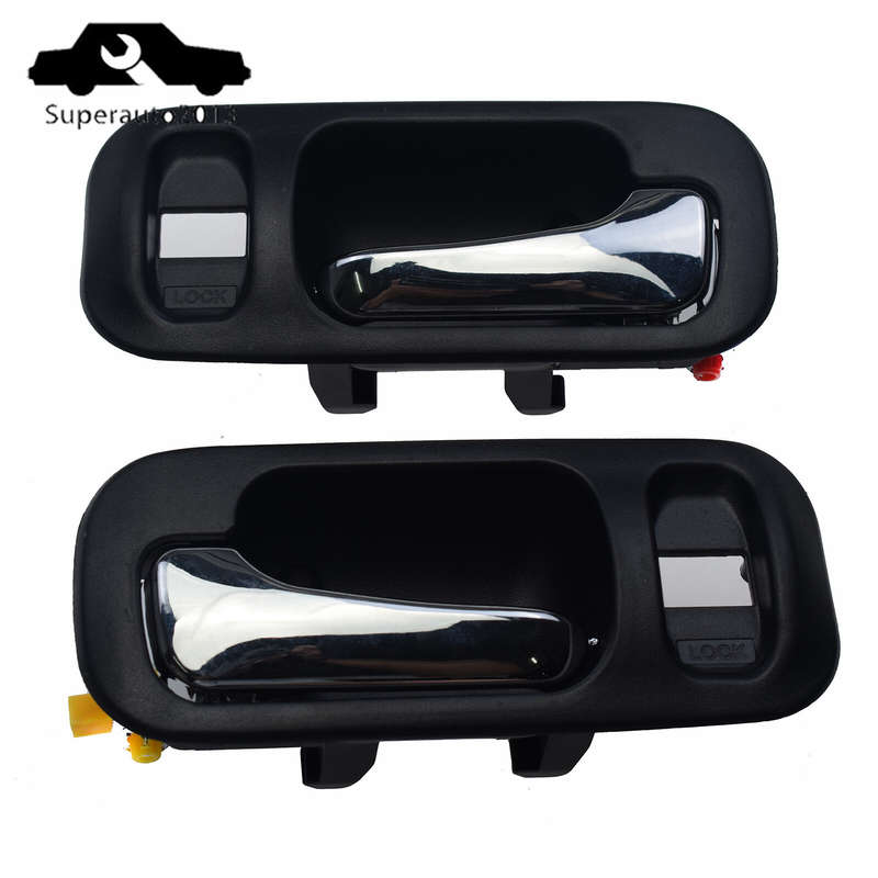 New Pair Front Left & Right Interior Door Handle For 1997-2001 Honda CRV Odyssey