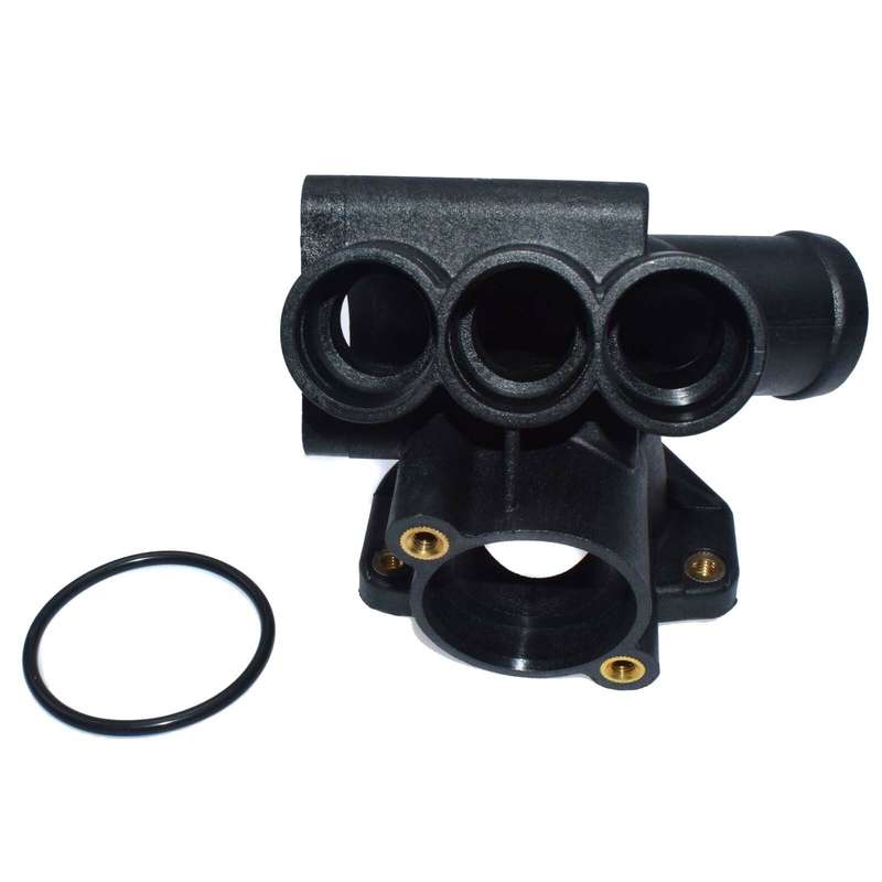 Coolant Thermostat Housing W/ Gasket For VW Golf Passat Transporter 021121117A