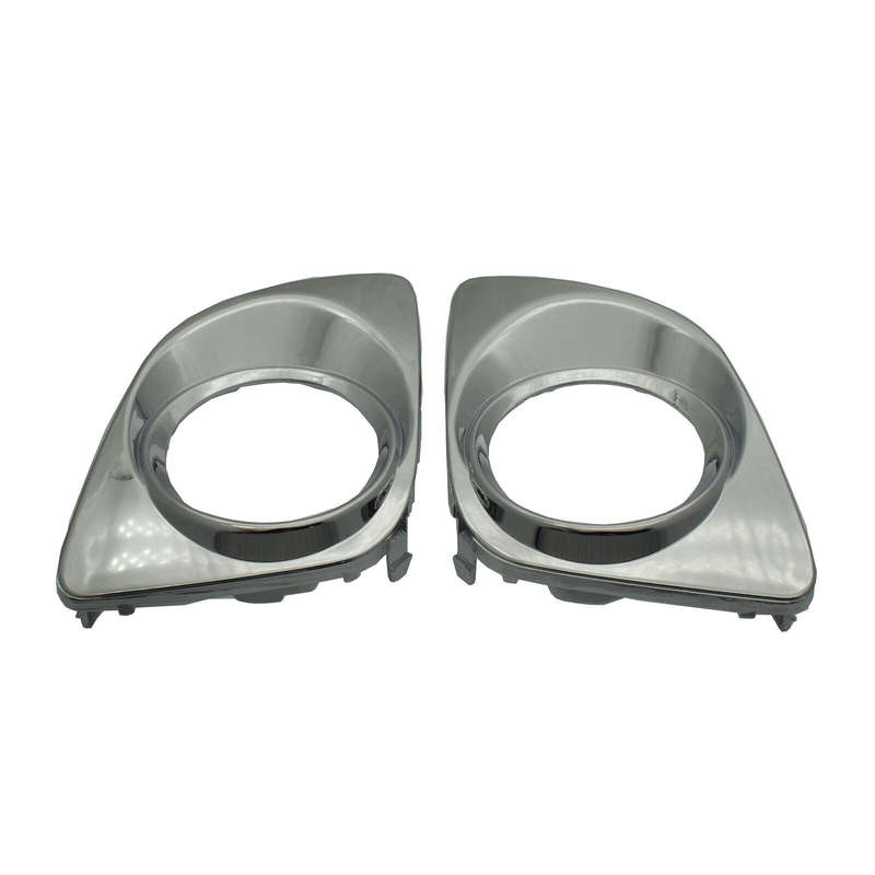 Front Bumper Fog Light Hole Cover Insert LH RH 2PC Chrome for Toyota Venza 09-12