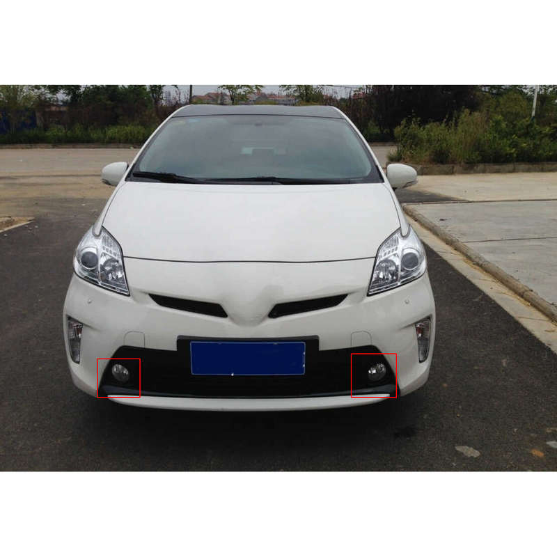 1 Pair Front Fog Light Driving Lamp Fit for Toyota Prius 04-09 Highlander 04-07