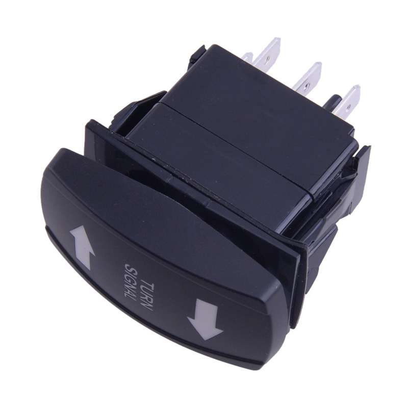Turn Signal Rocker Switch Blinker Green LED for Boat SUV ATV UTV fr Motorcycle