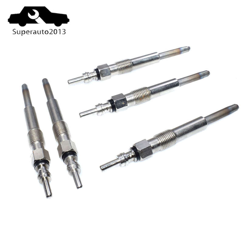 0250202022 5X Glow Plug For VW Beetle Golf Jetta 1.9L l4 TDI Audi A3 Seat Skoda