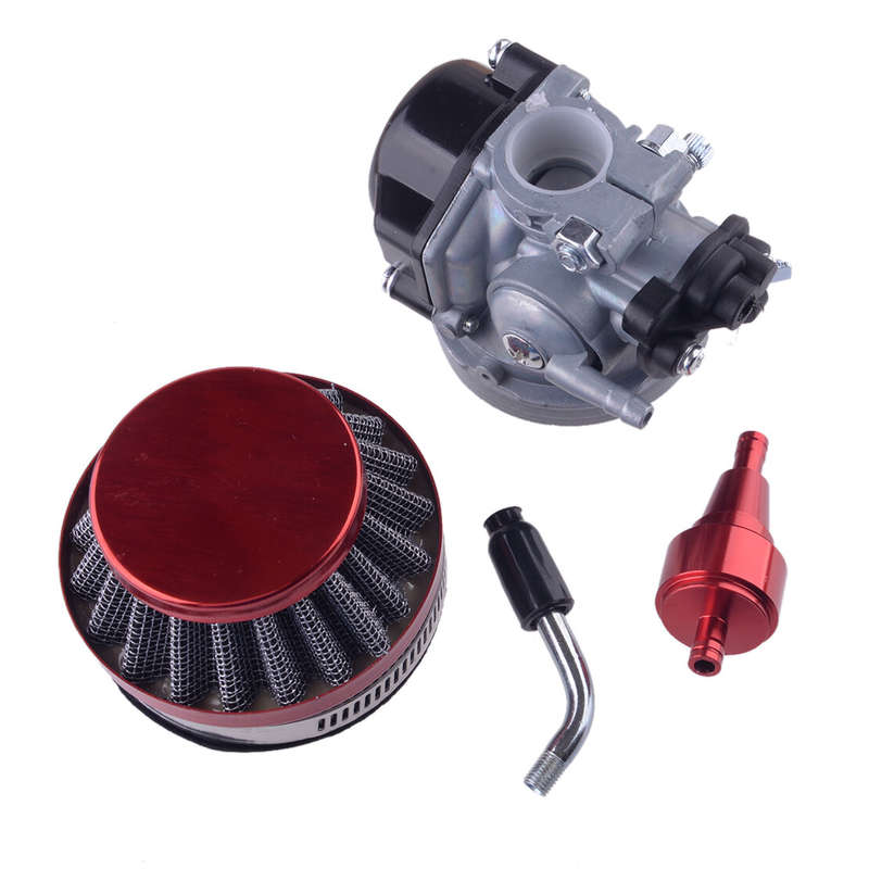 Racing Carburetor Air Fuel Filter Fit For 2stroke 49cc 50 60 80cc Motorized Bike