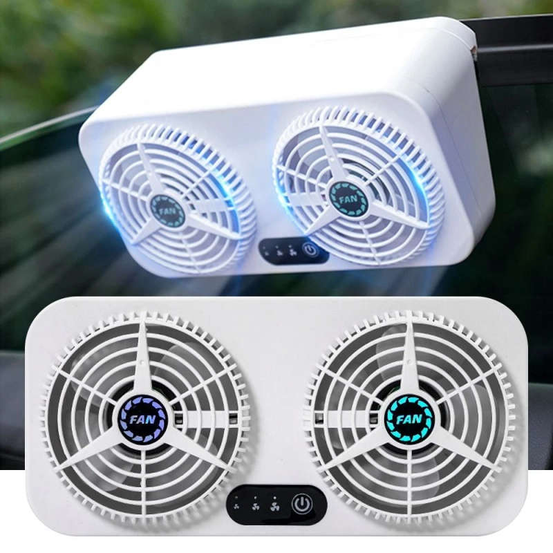 USB Powered Car Exhaust Fan Auto Air Vent for Auto Accessories