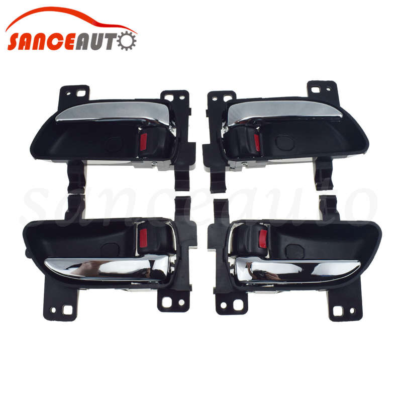 4PCS Left Right Inside Door Handle For Subaru Legacy Forester Impreza Toyota 86