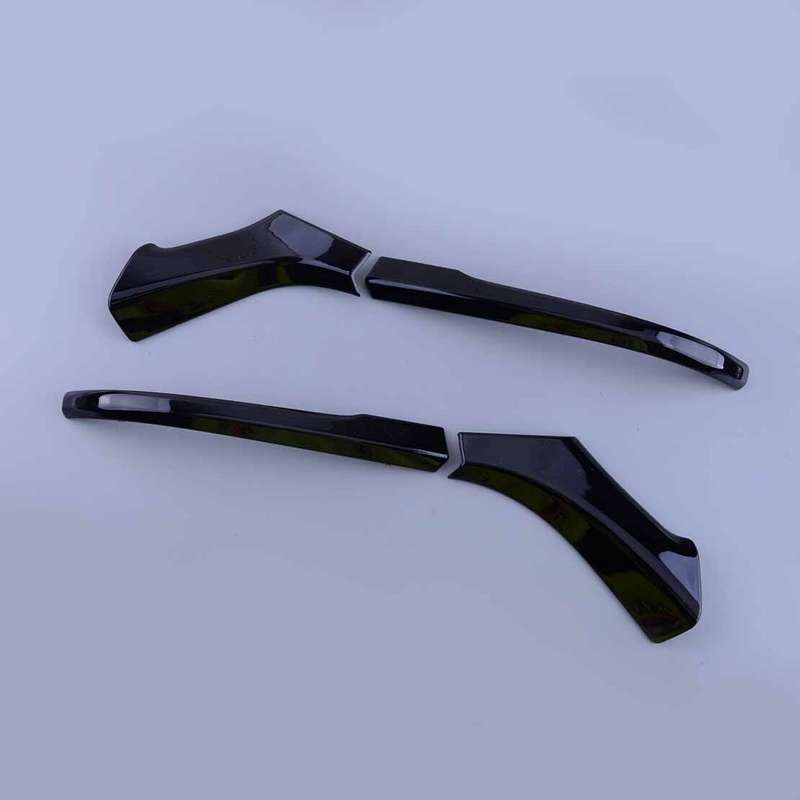 Black Rearview Mirror Strip Trim Molding Fit for Toyota Highlander 2020-2022
