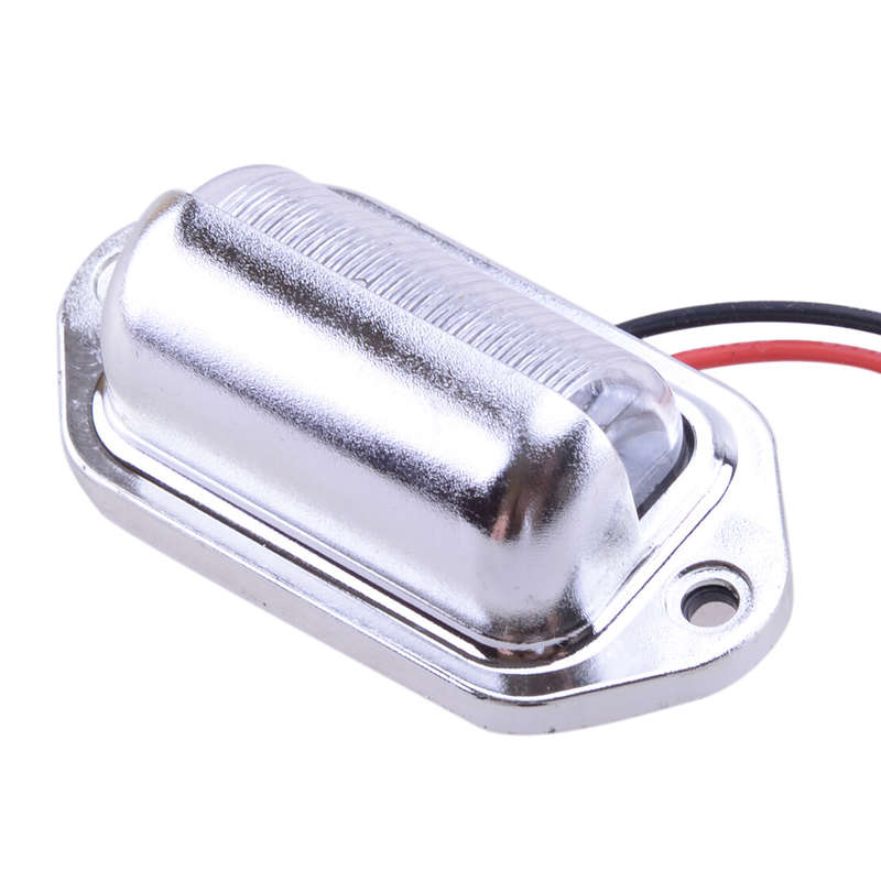 2Pcs Marine Boat RV LED Deck Courtesy Light Waterproof Stern Transom Light New