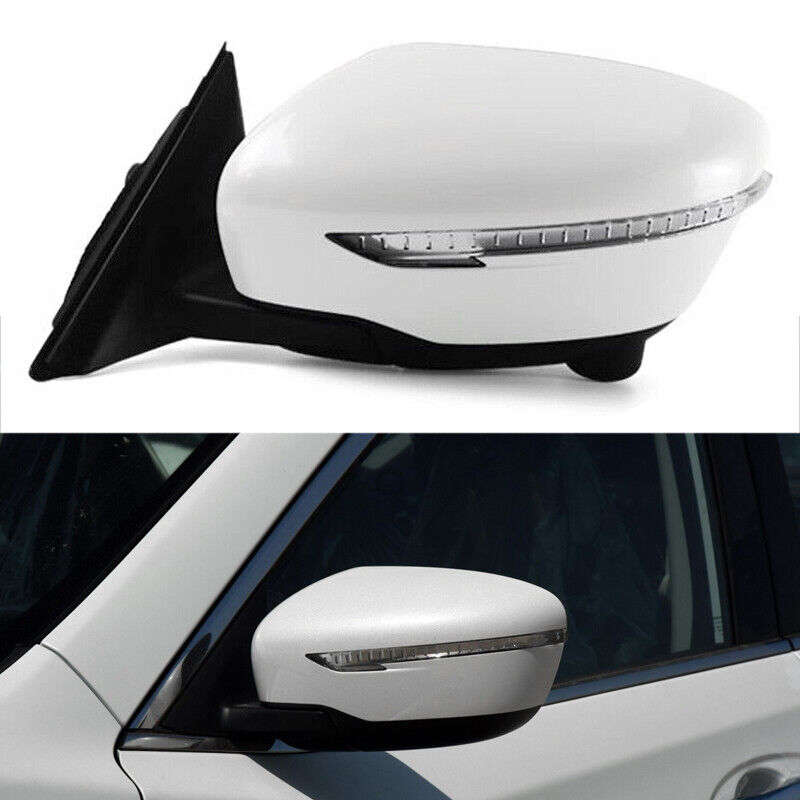 Left Side View Mirror with Turn Signal Fit For Nissan Rogue Camera Heated Power