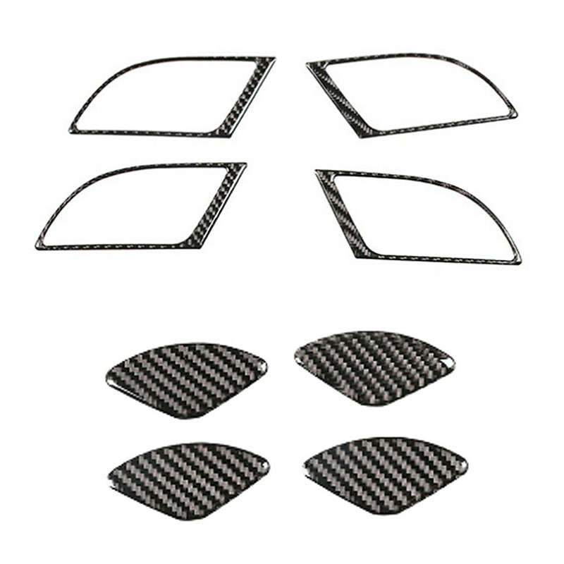 Carbon Fiber Interior Decorative Cover Trim Set Fit for Honda CR-V CRV 2007-2011