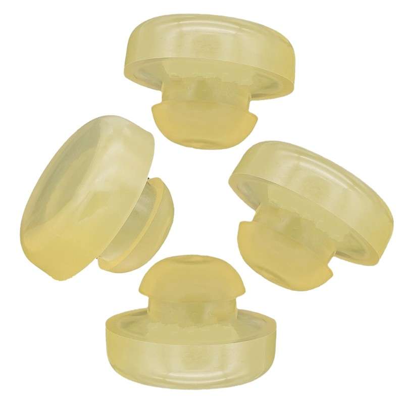 4pcs Yellow Brake Clutch Pedal Rubber Stopper Fit for Nissan Altima Frontier