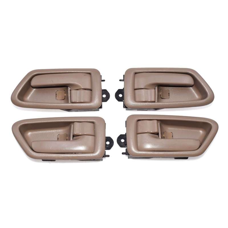 White Outside Tan Inside Door Handles 8PCS For Toyota Camry 2.2L 3.0L 1997-2001