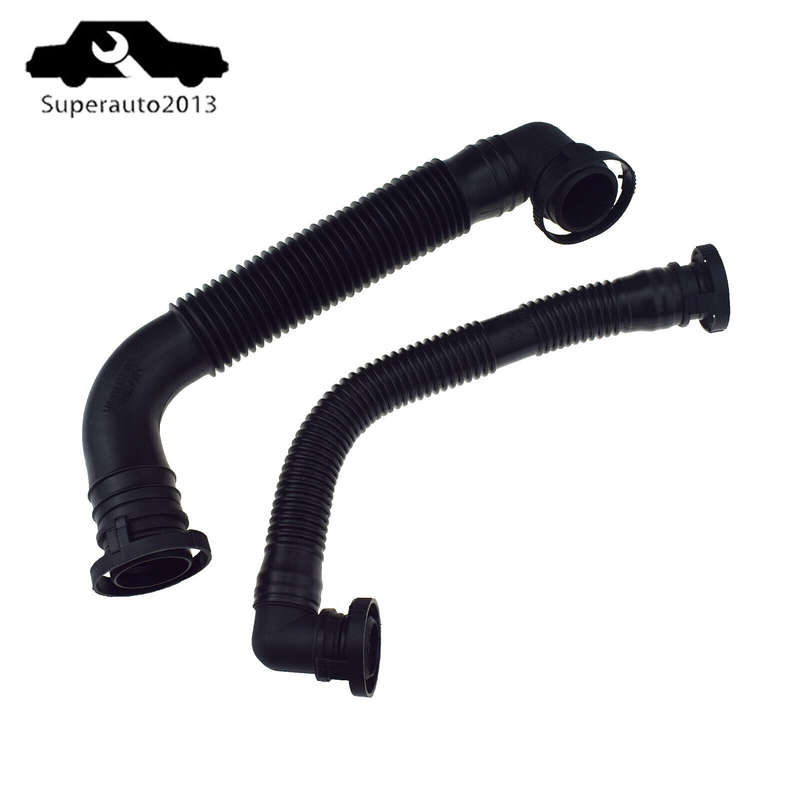 New For VW Golf Jetta Beetle Audi Secondary Air Pump Filter Pipes W/3 Mount Kit