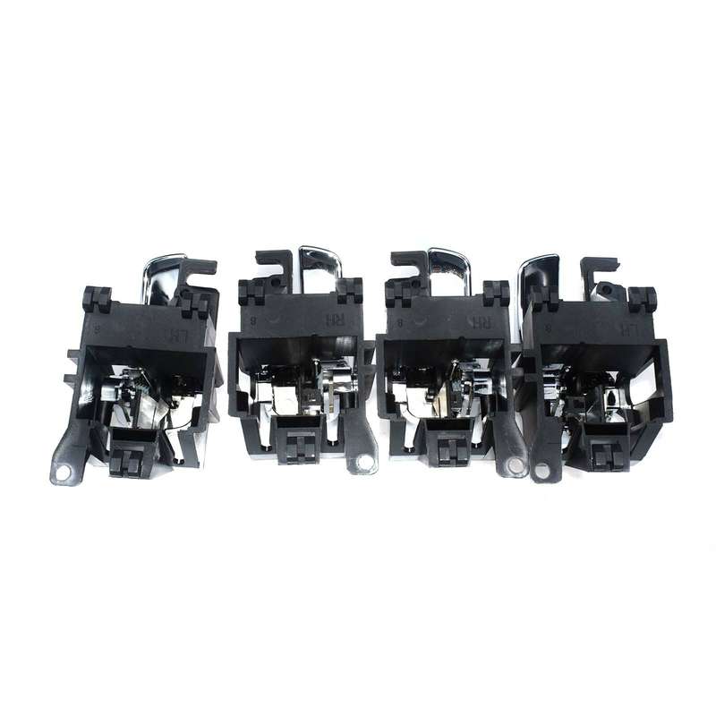 4PCS Interior Door Handles For Nissan Navara Pathfinder 80670-4X02B 80671-4X02B