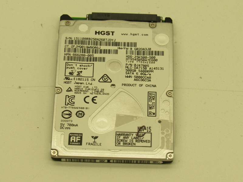 HGST 500Gb 2,5` HDD