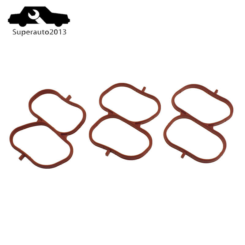 3X New Intake Manifold Plenum Gasket For Toyota Lexus 2007-17 ES350 17176-0P021