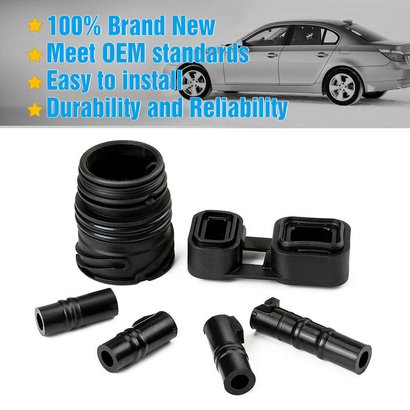 6HP19 6HP21 6PCS Valve Body to case Sleeve Seal kit Mechatronic Kit For BMW