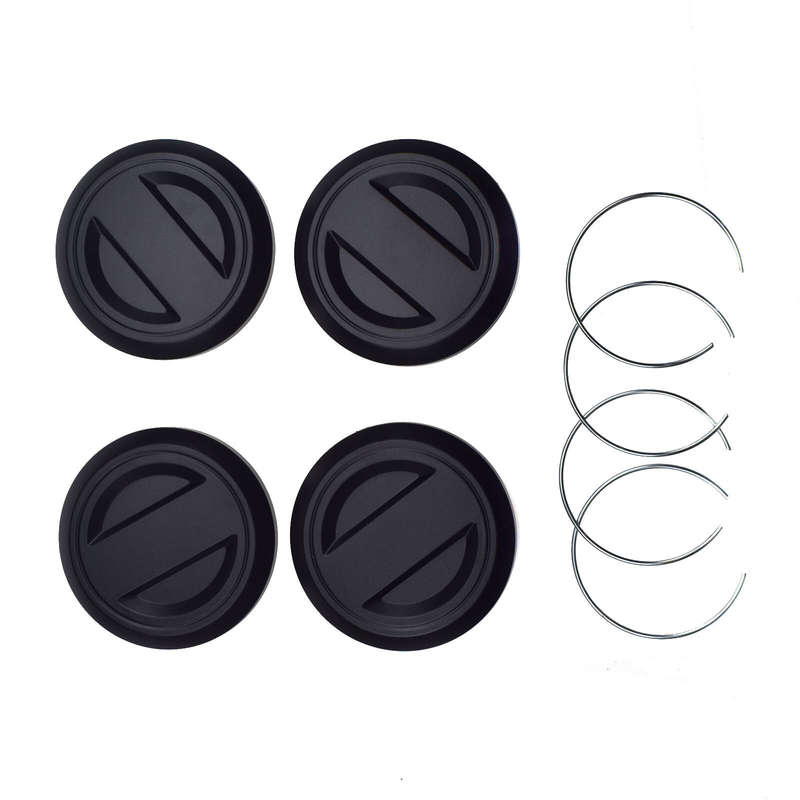 New Black 4PCS For Polaris UTV Black Center Rim Cap, RZR 1000 Turbo, 1522872-655