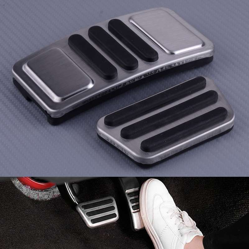 Gas Fuel Brake Pedal Cover Fit For Ford Mustang 2015-2019 Accelerator Pad Set