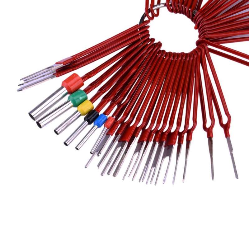 41Pc Wire Terminal Removal Tool Car Electrical Wiring Crimp Connector Pin Key it