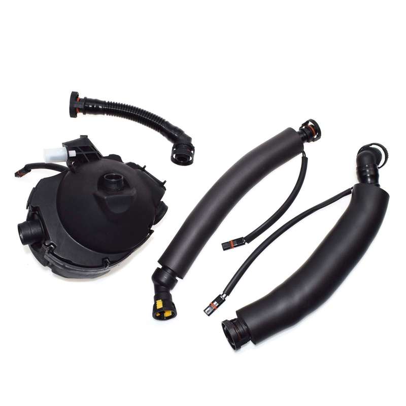 For BMW N52 CRANK CASE VALVE OIL SEPARATOR ENGINE BREATHER KIT Set 4 PCS NEW