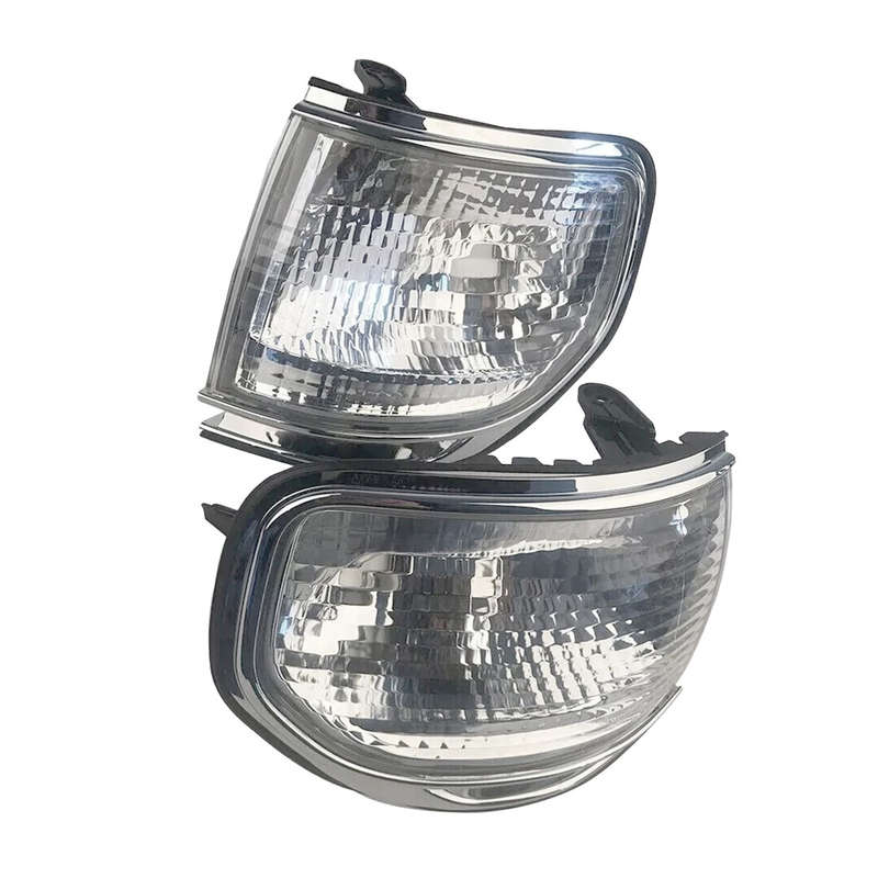 2pcs Front Corner Turn Signal Light Lamp fit for Toyota Land Cruiser FJ80 91-97