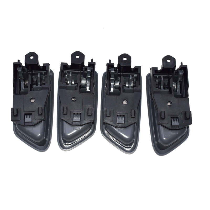 New White Outside Gray Grey Inside Door Handles Kit 8PCS For 97-01 Toyota Camry
