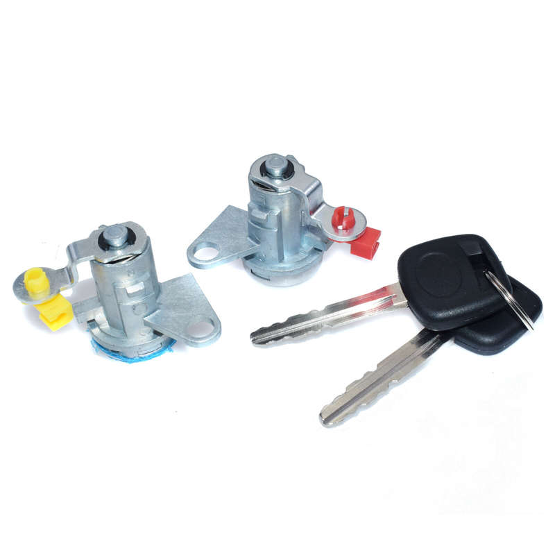 Pair Door Lock Cylinder w/Keys Set 69051-42050 For 1996-2004 Toyota RAV4 New