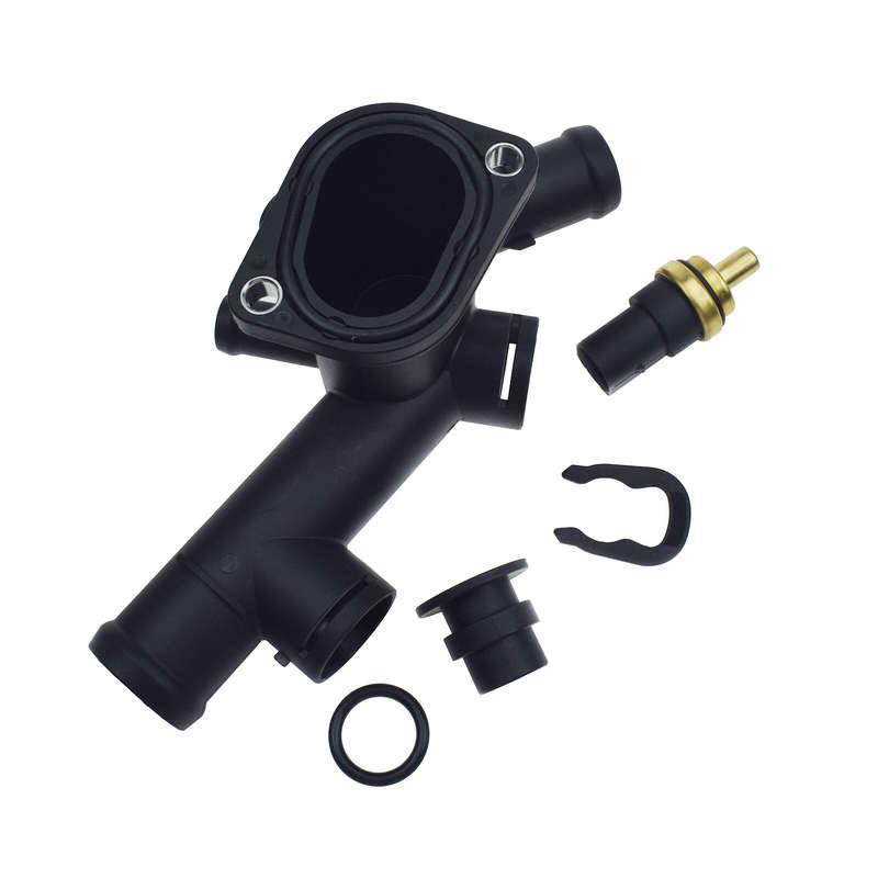 Coolant Cooling Hose Flange & Gasket Sensor Kit For Vw Beetle 2.0 L4 06A121132C