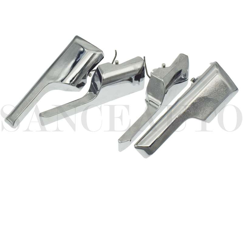 4PCS Chrome LH RH Inside Door Handle For 07-14 Ford Expedition Lincoln Navigator