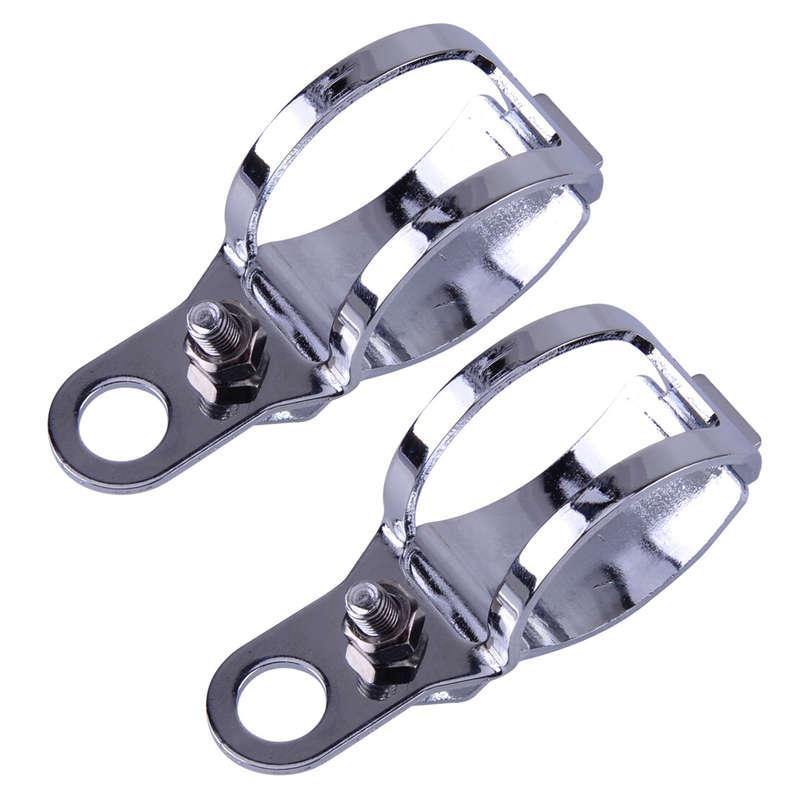 4x Motorcycle Turn Signal Fork Clamps Relocater Shock Bracket Fit For Motorcycle