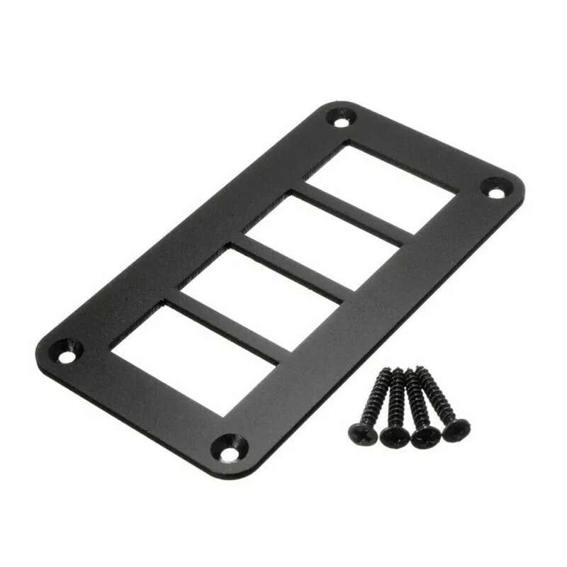 4 Gang Rocker Switch Frame Bracket Mount Holder Housing Panel for Car Boat RV