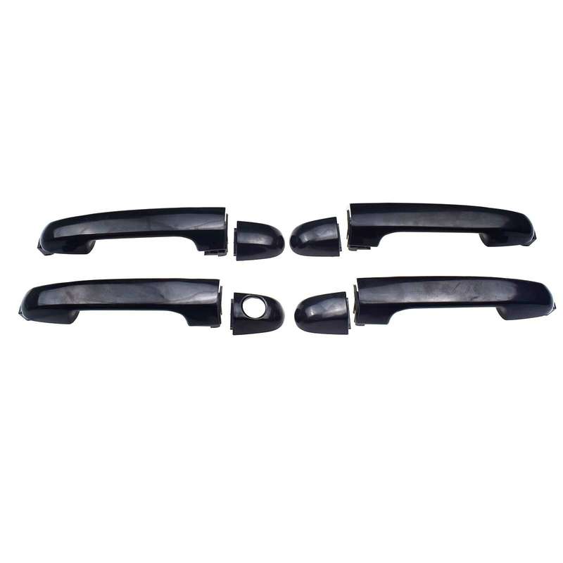 4PCS Outside Front Rear Left Right Door Handle 82651-1J000 For Hyundai i20 07-14