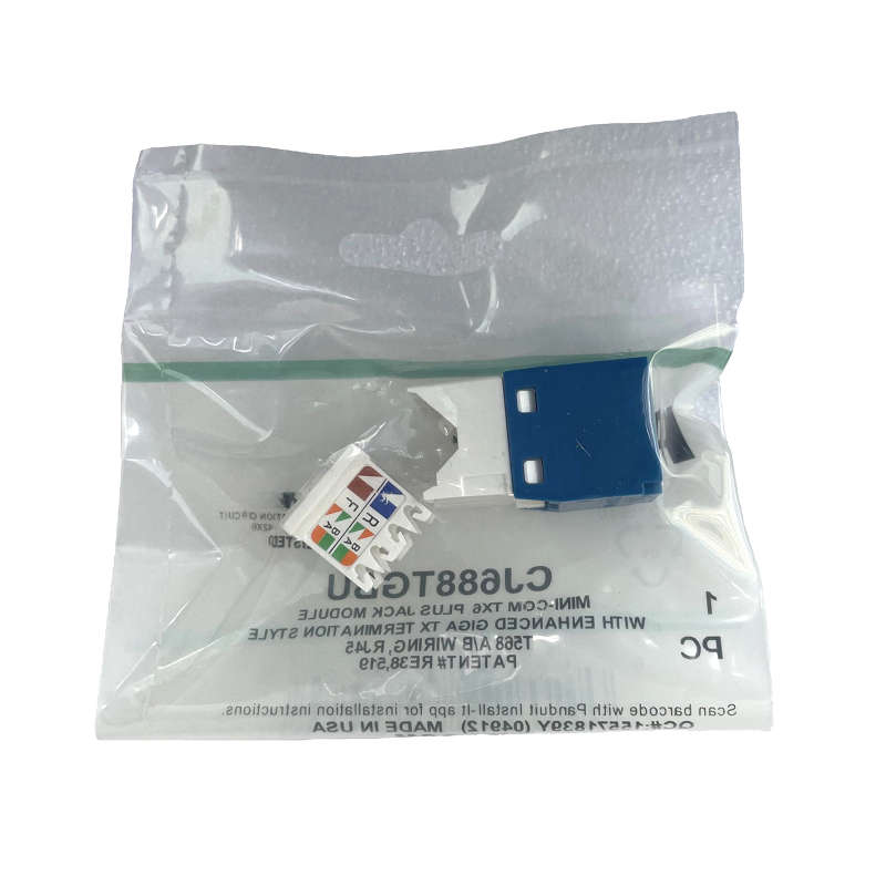 50PCS NEW FOR PANDUIT CJ688TGBU 6 Types of Module Network JACK Module
