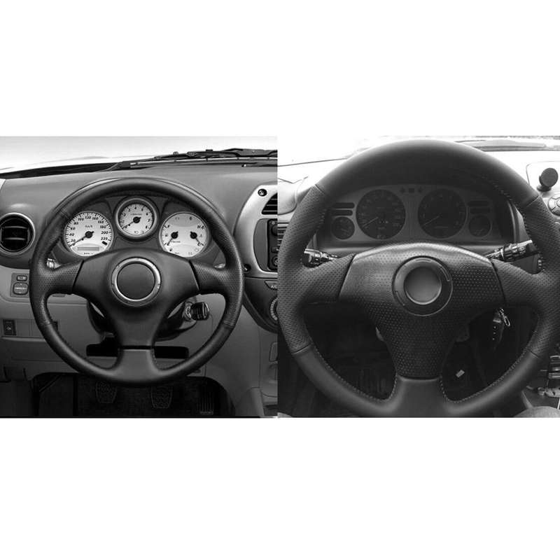 Fit For Toyota RAV4 1998-2003 Celica Corolla Hand Sewing Steering Wheel Cover