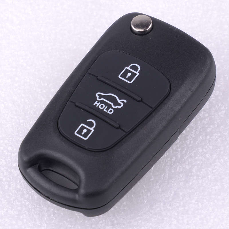 Fit for KIA Sportage Soul Remote Flip Fob Key Shell 3 Buttons Case Perfect Match