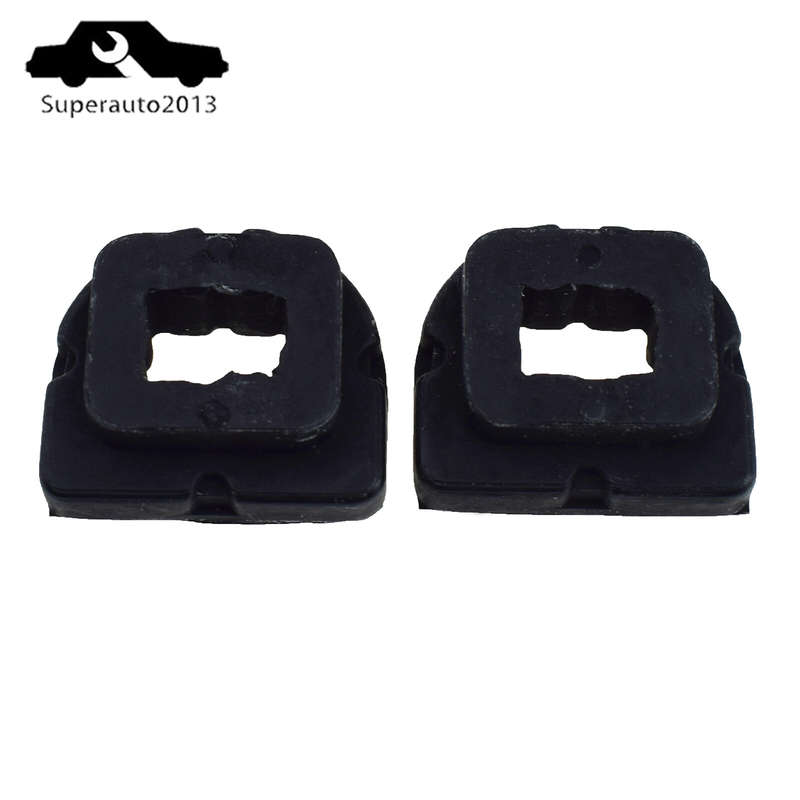 2X Upper Cushion Bushing Radiator Mount Rubber For Ford Fiesta Mazda LF1715242C