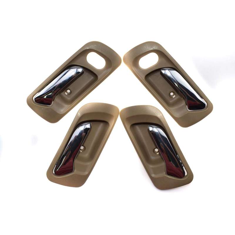 4PCS Front Rear Left Right Beige Inner Door Handle For Honda Accord Odyssey New
