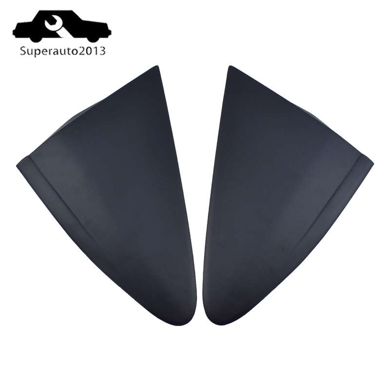 Front Left & Right Fender Mirror Triangle Trim Cover For Toyota Yaris 2012-2014