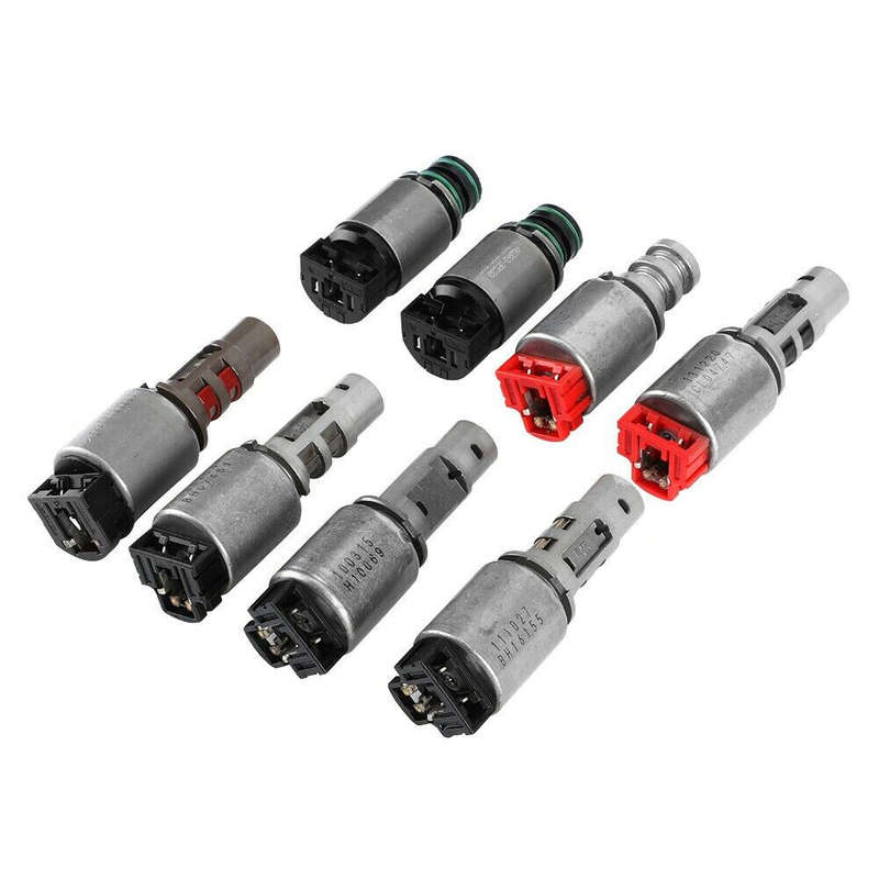 8Pcs A6MF1/2 A6LF1/2/3 Transmission Solenoids Kit For Hyundai Kia Chevrolet