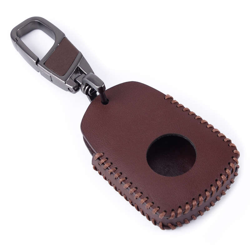 5 BTN Leather Smart Key Fob Case Holder Keyring Black Brown Fit for Cadillac