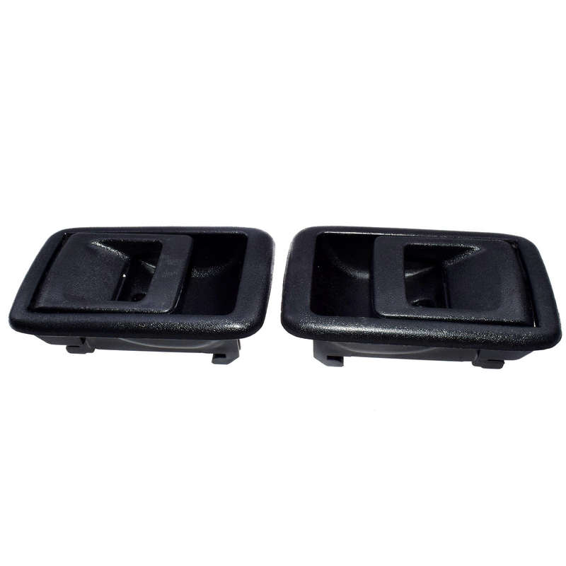 2pcs Front Rear Left Right Door Handle Inside Black for Toyota Tercel 4Runner